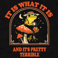 It Is What It Is And ItS Pretty Terrible Ladies PosiCharge Tri-Blend Wicking Tank