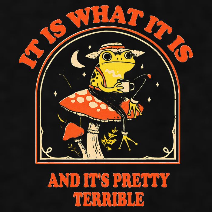 It Is What It Is And ItS Pretty Terrible Ladies PosiCharge Tri-Blend Wicking Tank