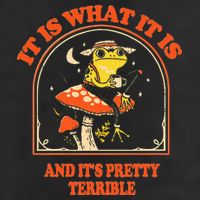 It Is What It Is And ItS Pretty Terrible 7 Panel Mesh Trucker Snapback Hat