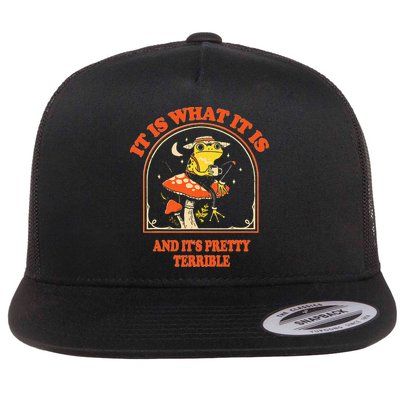 It Is What It Is And ItS Pretty Terrible Flatbill Hat