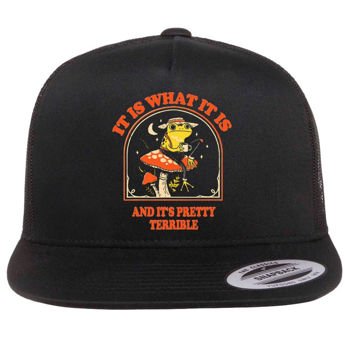 It Is What It Is And ItS Pretty Terrible Flatbill Hat