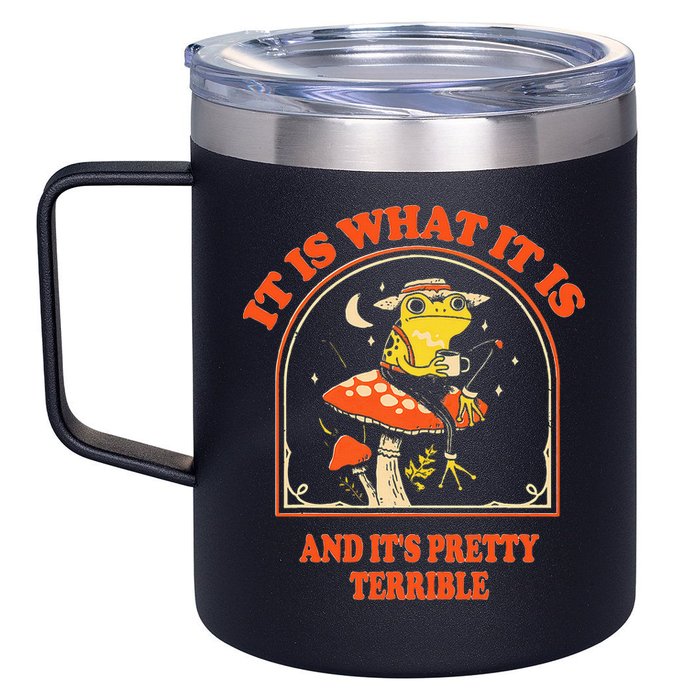 It Is What It Is And ItS Pretty Terrible 12oz Stainless Steel Coffee Mug