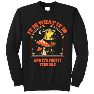 It Is What It Is And ItS Pretty Terrible Tall Sweatshirt