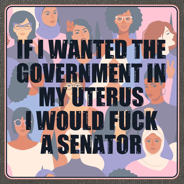 If I Wanted The Government In My Uterus I Would Fuck A Senator Cotton Canvas Backpack
