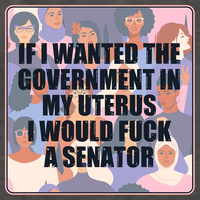 If I Wanted The Government In My Uterus I Would Fuck A Senator Vector Backpack