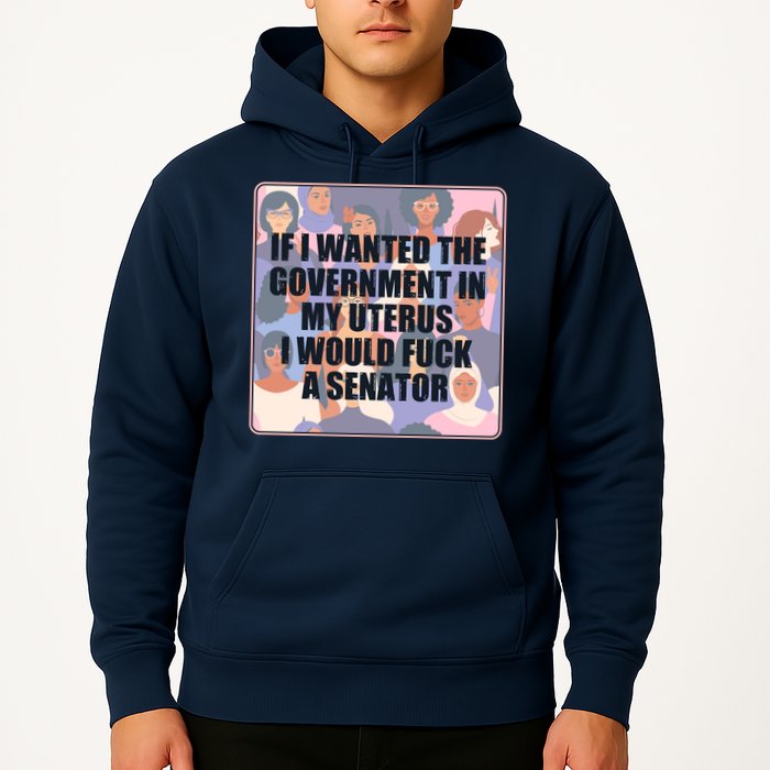If I Wanted The Government In My Uterus I Would Fuck A Senator Hoodie