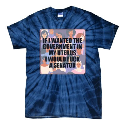 If I Wanted The Government In My Uterus I Would Fuck A Senator Tie-Dye T-Shirt