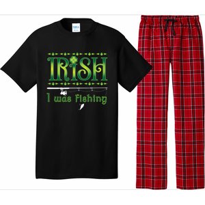 Irish I Was Fishing Shamrock Gift Pajama Set