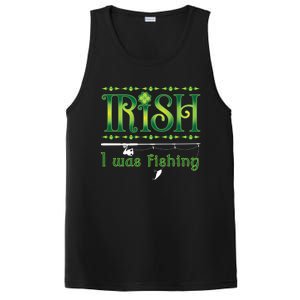 Irish I Was Fishing Shamrock Gift PosiCharge Competitor Tank