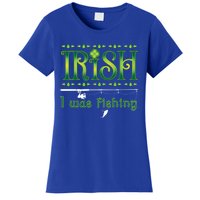 Irish I Was Fishing Shamrock Gift Women's T-Shirt