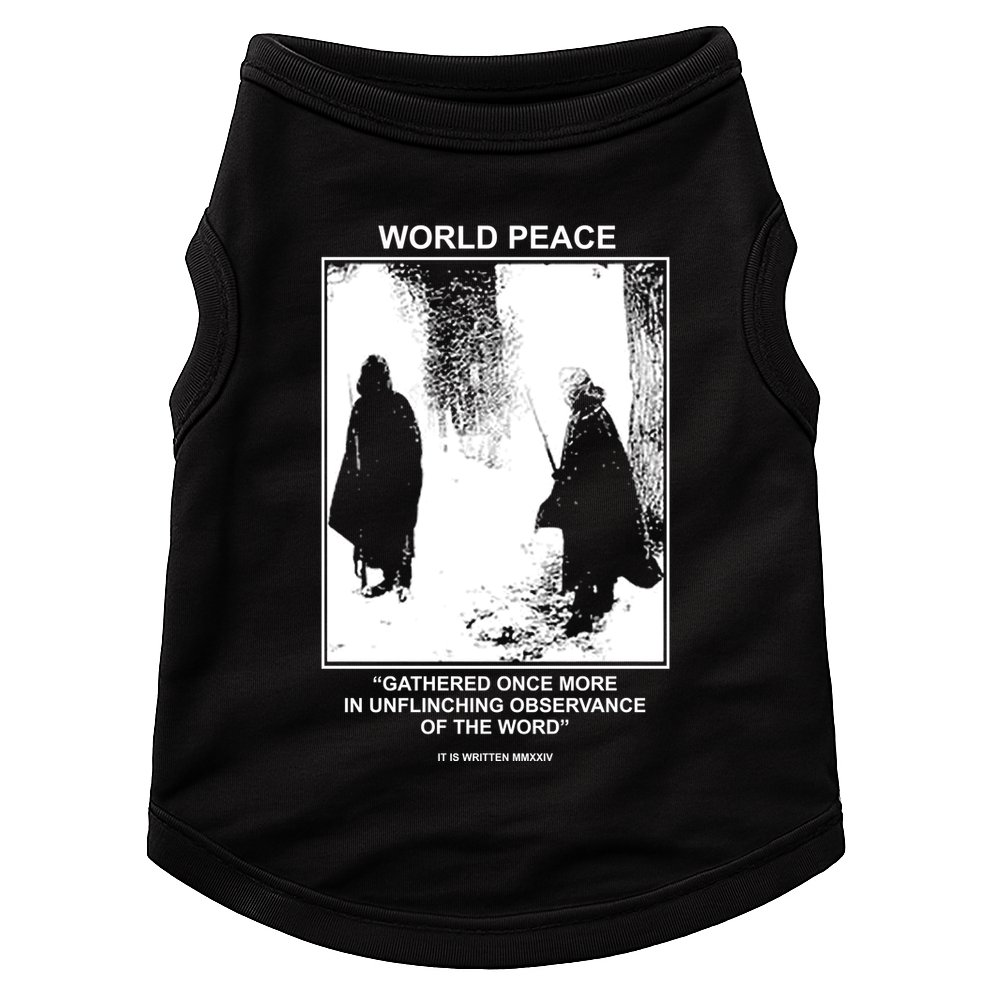 It Is Written Usa Mmxxiv World Peace Gathered Once More Doggie Tank