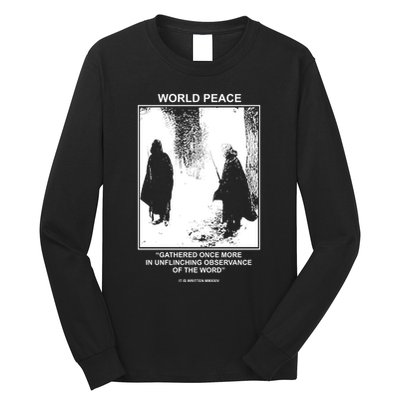 It Is Written Usa Mmxxiv World Peace Gathered Once More Long Sleeve Shirt