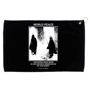 It Is Written Usa Mmxxiv World Peace Gathered Once More Grommeted Golf Towel