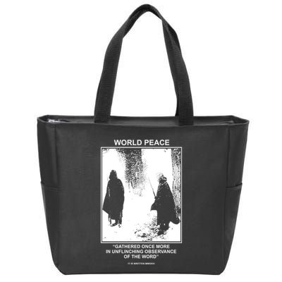 It Is Written Usa Mmxxiv World Peace Gathered Once More Zip Tote Bag