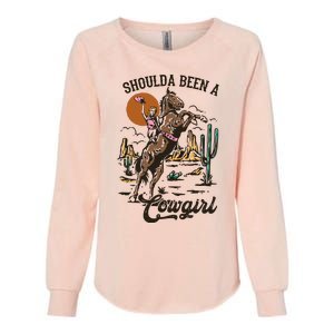 If I Was A Cowgirl ID Be Wild And Free Womens California Wash Sweatshirt