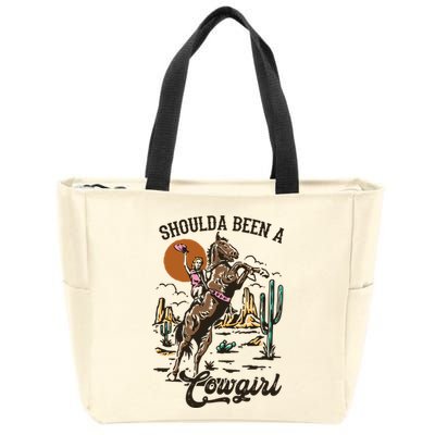 If I Was A Cowgirl ID Be Wild And Free Zip Tote Bag