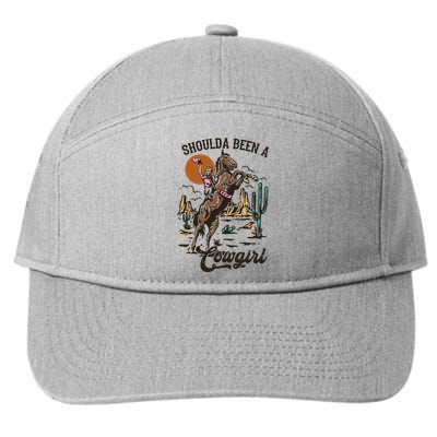 If I Was A Cowgirl ID Be Wild And Free 7-Panel Snapback Hat