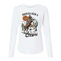 If I Was A Cowgirl ID Be Wild And Free Womens Cotton Relaxed Long Sleeve T-Shirt