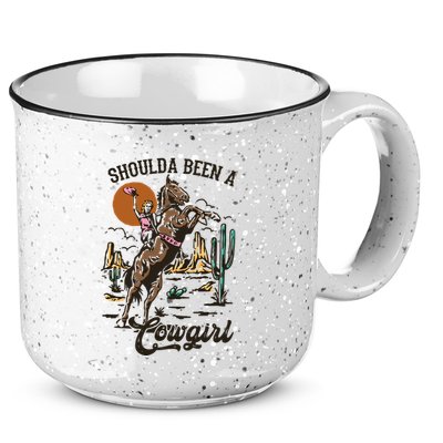 If I Was A Cowgirl ID Be Wild And Free 15oz Campfire Ceramic Mug