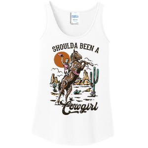 If I Was A Cowgirl ID Be Wild And Free Ladies Essential Tank