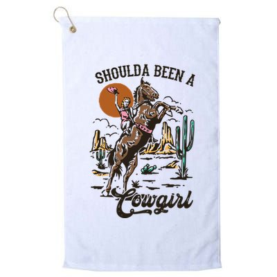 If I Was A Cowgirl ID Be Wild And Free Golf Towel