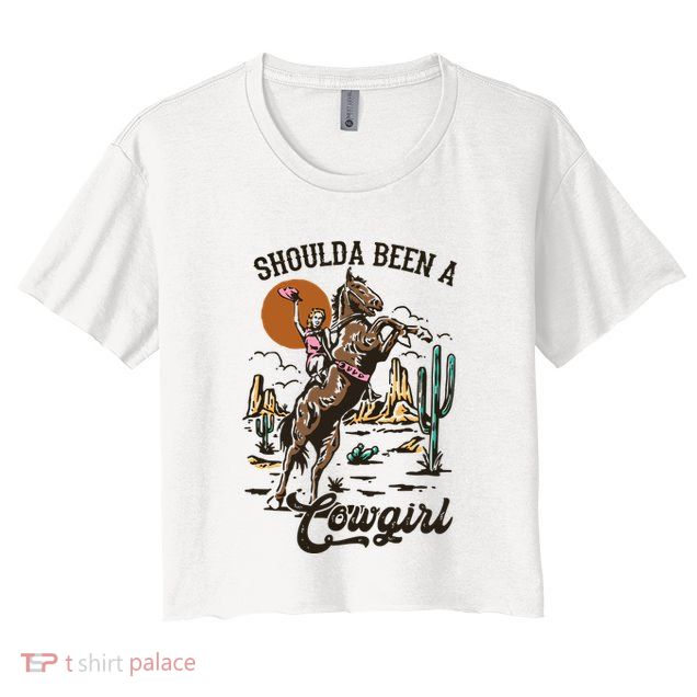 If I Was A Cowgirl ID Be Wild And Free Crop Top