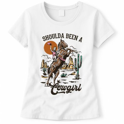 If I Was A Cowgirl ID Be Wild And Free Womens T-Shirt