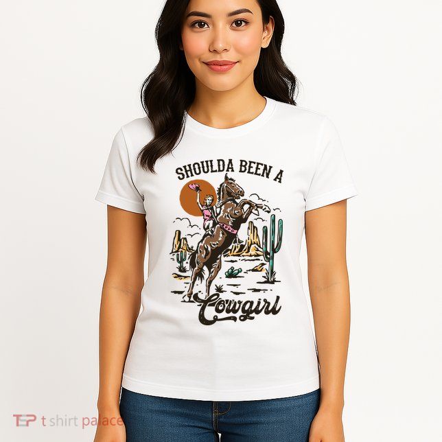 If I Was A Cowgirl ID Be Wild And Free Womens T-Shirt