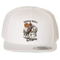 If I Was A Cowgirl ID Be Wild And Free Wool Snapback Cap