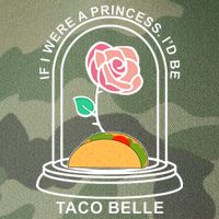 If I Were A Princess I'd Be TacoBelle Funny Meme Legacy Tie Dye Trucker Hat