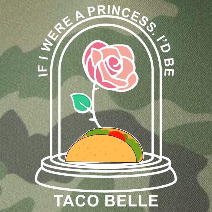 If I Were A Princess I'd Be TacoBelle Funny Meme Legacy Tie Dye Trucker Hat