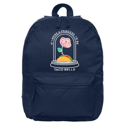 If I Were A Princess I'd Be TacoBelle Funny Meme 16 in Basic Backpack