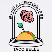 If I Were A Princess I'd Be TacoBelle Funny Meme Flatbill Hat