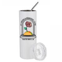 If I Were A Princess I'd Be TacoBelle Funny Meme Stainless Steel Tumbler