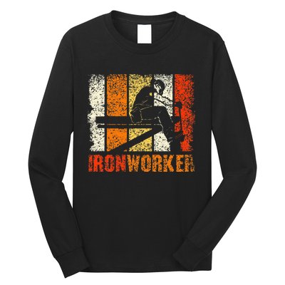 Ironworker Iron Worker Ironwork Ironworkers Ironworker Long Sleeve Shirt