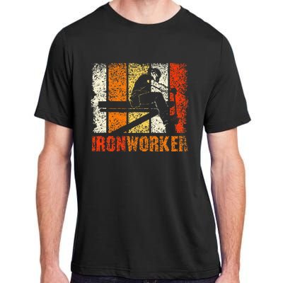 Ironworker Iron Worker Ironwork Ironworkers Ironworker Adult ChromaSoft Performance T-Shirt