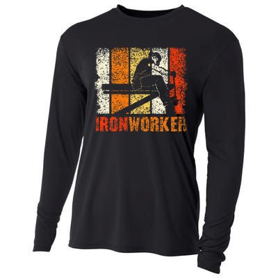 Ironworker Iron Worker Ironwork Ironworkers Ironworker Cooling Performance Long Sleeve Crew