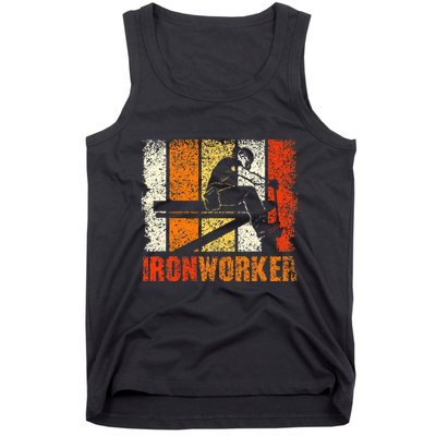 Ironworker Iron Worker Ironwork Ironworkers Ironworker Tank Top
