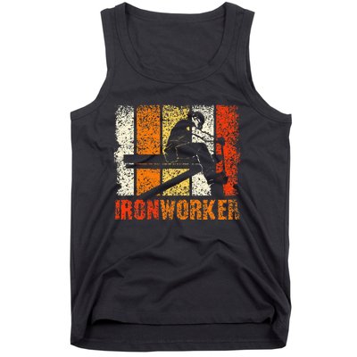 Ironworker Iron Worker Ironwork Ironworkers Ironworker Tank Top