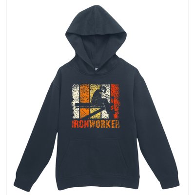 Ironworker Iron Worker Ironwork Ironworkers Ironworker Urban Pullover Hoodie