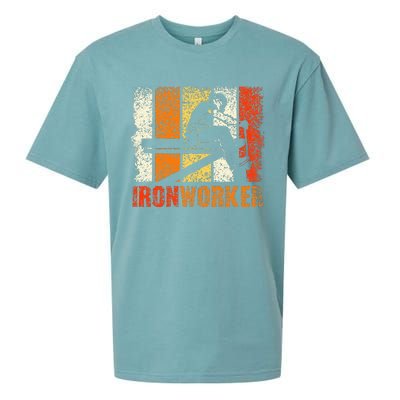 Ironworker Iron Worker Ironwork Ironworkers Ironworker Sueded Cloud Jersey T-Shirt