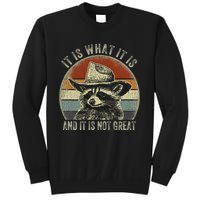 It Is What It Is And It Is Not Great Raccoon Trash Panda Sweatshirt