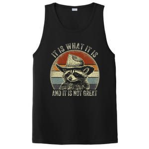 It Is What It Is And It Is Not Great Raccoon Trash Panda PosiCharge Competitor Tank