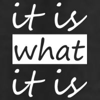 It Is What It Is Garment-Dyed Fleece Hoodie