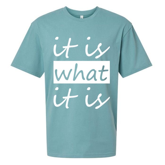It Is What It Is Sueded Cloud Jersey T-Shirt