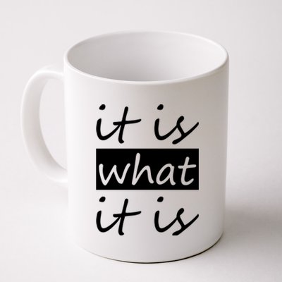 It Is What It Is Coffee Mug