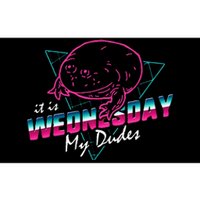 It Is Wednesday My Dudes 80s Neon T Retro Vintage Bumper Sticker