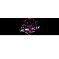 It Is Wednesday My Dudes 80s Neon T Retro Vintage Bumper Sticker