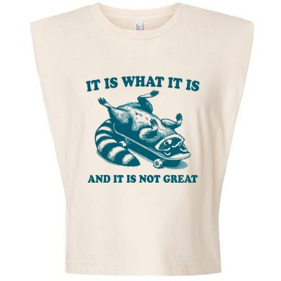 It Is What It Is And It Is Not Great Garment-Dyed Women's Muscle Tee