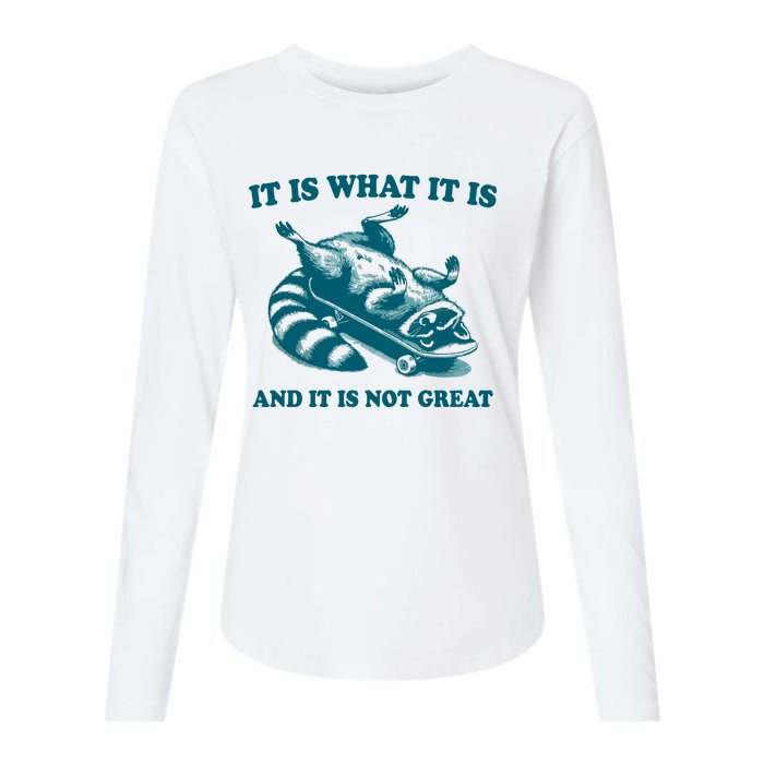 It Is What It Is And It Is Not Great Womens Cotton Relaxed Long Sleeve T-Shirt